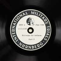 Day 165 International Military Tribunal, Nuremberg (Set A)

Click to enlarge