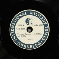 Day 170 International Military Tribunal, Nuremberg (Set A)

Click to enlarge