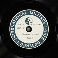 Day 171 International Military Tribunal, Nuremberg (Set A)

Click to enlarge
