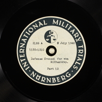 Day 173 International Military Tribunal, Nuremberg (Set A)

Click to enlarge