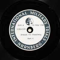 Day 175 International Military Tribunal, Nuremberg (Set A)

Click to enlarge