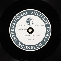 Day 176 International Military Tribunal, Nuremberg (Set A)

Click to enlarge