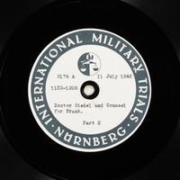 Day 176 International Military Tribunal, Nuremberg (Set A)

Click to enlarge