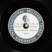 Day 177 International Military Tribunal, Nuremberg (Set A)

Click to enlarge