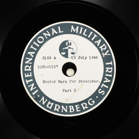 Day 177 International Military Tribunal, Nuremberg (Set A)

Click to enlarge