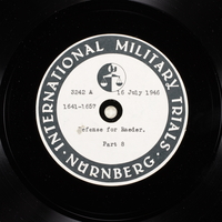 Day 179 International Military Tribunal, Nuremberg (Set A)

Click to enlarge
