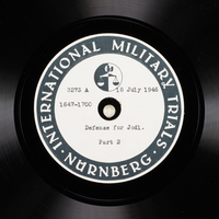 Day 181 International Military Tribunal, Nuremberg (Set A)

Click to enlarge