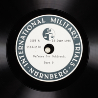 Day 181 International Military Tribunal, Nuremberg (Set A)

Click to enlarge
