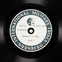 Day 182 International Military Tribunal, Nuremberg (Set A)

Click to enlarge