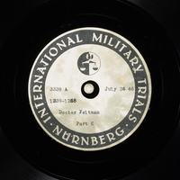Day 185 International Military Tribunal, Nuremberg (Set A)

Click to enlarge