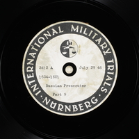 Day 189 International Military Tribunal, Nuremberg (Set A)

Click to enlarge