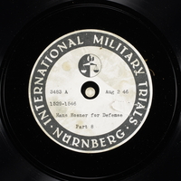 Day 193 International Military Tribunal, Nuremberg (Set A)

Click to enlarge