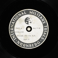 Day 194 International Military Tribunal, Nuremberg (Set A)

Click to enlarge