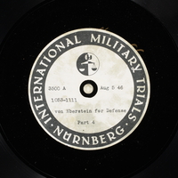 Day 195 International Military Tribunal, Nuremberg (Set A)

Click to enlarge