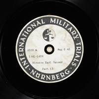 Day 196 International Military Tribunal, Nuremberg (Set A)

Click to enlarge