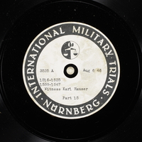 Day 196 International Military Tribunal, Nuremberg (Set A)

Click to enlarge