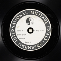 Day 197 International Military Tribunal, Nuremberg (Set A)

Click to enlarge