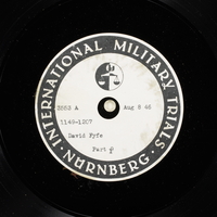 Day 198 International Military Tribunal, Nuremberg (Set A)

Click to enlarge