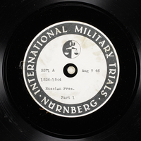 Day 199 International Military Tribunal, Nuremberg (Set A)

Click to enlarge