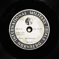 Day 201 International Military Tribunal, Nuremberg (Set A)

Click to enlarge