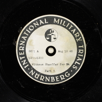 Day 202 International Military Tribunal, Nuremberg (Set A)

Click to enlarge