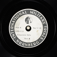 Day 203 International Military Tribunal, Nuremberg (Set A)

Click to enlarge