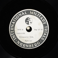 Day 204 International Military Tribunal, Nuremberg (Set A)

Click to enlarge