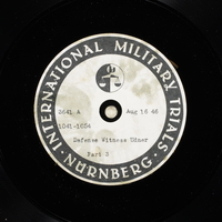 Day 205 International Military Tribunal, Nuremberg (Set A)

Click to enlarge