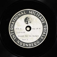 Day 206 International Military Tribunal, Nuremberg (Set A)

Click to enlarge