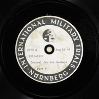 Day 206 International Military Tribunal, Nuremberg (Set A)

Click to enlarge