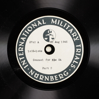 Day 209 International Military Tribunal, Nuremberg (Set A)

Click to enlarge