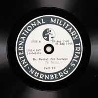Day 210 International Military Tribunal, Nuremberg (Set A)

Click to enlarge
