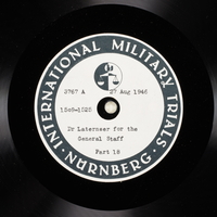 Day 212 International Military Tribunal, Nuremberg (Set A)

Click to enlarge