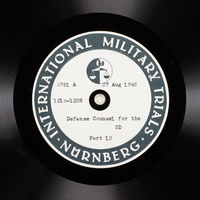 Day 212 International Military Tribunal, Nuremberg (Set A)

Click to enlarge