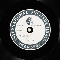 Day 213 International Military Tribunal, Nuremberg (Set A)

Click to enlarge