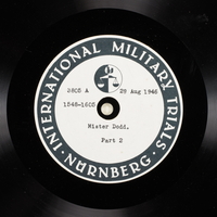 Day 214 International Military Tribunal, Nuremberg (Set A)

Click to enlarge