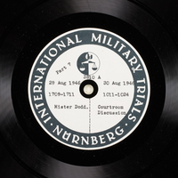 Day 215 International Military Tribunal, Nuremberg (Set A)

Click to enlarge