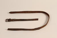 1993.156.2_a-b front
Brown leather belt secretly made by a Polish Jewish concentration camp inmate

Click to enlarge
