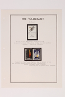 1993.21.1 page 34 front
Album that contained a collection of Holocaust related postage stamps

Click to enlarge