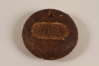 1988.81 front
Identification tag found by a US soldier near Auschwitz

Click to enlarge