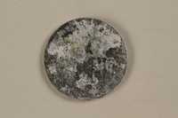 1993.50.3 front
Łódź (Litzmannstadt) ghetto scrip, 5 mark coin

Click to enlarge