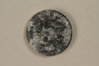 1993.50.3 back
Łódź (Litzmannstadt) ghetto scrip, 5 mark coin

Click to enlarge