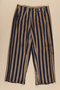 Concentration camp uniform pants worn by a Polish Jewish inmate
