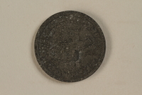 1993.96.3 back
Łódź (Litzmannstadt) ghetto scrip, 5 mark coin

Click to enlarge