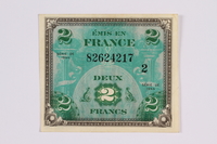 2014.480.106 front
French two Francs scrip

Click to enlarge