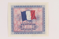 2013.442.17 back
Allied Military Authority currency, 10 francs, for use in France, acquired by a US soldier

Click to enlarge