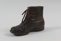 2007.520.3 b front
Pair of child's brown leather ankle boots received by girl in DP camp

Click to enlarge