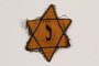 Star of David badge with the letter J. acquired by a US pilot