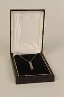 1994.59.1 front
Mezuzah pendant kept during his imprisonment by a concentration camp inmate

Click to enlarge