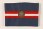 Armband with a royal coat of arms worn by a Danish resistance fighter